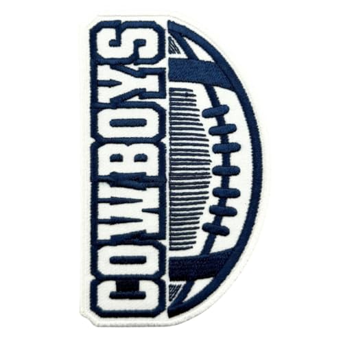 Alter Creations Rugby Fans Dallas City with Rugby Logo Patch Embroidery American Football Iron On Sew On for Clothing Backpacks Jeans Motorcycle Sew On Custom Jackets Hats Tactical Bags