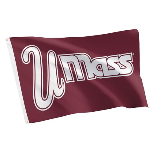 Bandera de poliéster UMass Amherst de Desert Cactus con acabados de alta resistencia
