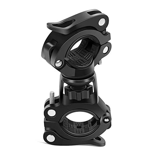 Wheelchair Walking Stick Rack, 360° Rotatable Practical Cane Holder Clip, Wheelchairs Electric Mobility Scooters Accessory Crutch Holder For Elderly-Black #TOP4