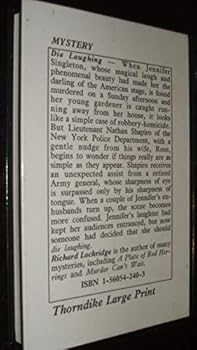 Hardcover Die Laughing [Large Print] Book