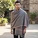 SHOPUKASA Men’s Shawl Winter Mens Scarf Keffiyeh Shemagh Cashmere Feel Scarves – Warm, Soft, Fashion Scarf for Men Gifts (Grey)