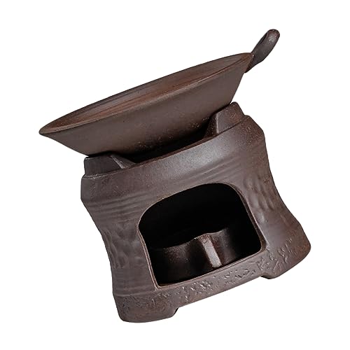OHPHCALL Candle Tea Warmer Teapot Base Ceramic Teapot Warmer Easy-use Tea Heater Home Restaurant Accessory