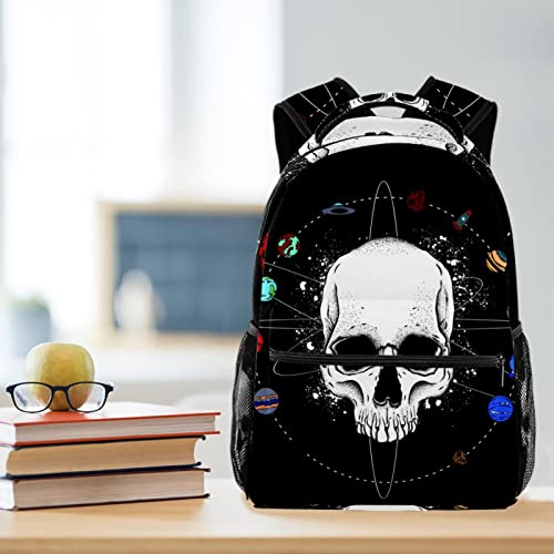 Mochilas ligeras de planetas y calavera que alivian tus hombros 6
