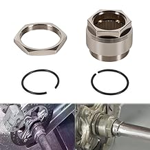 Rear Axle Nut Clip Bolt Jam Sleeve Fits for Honda TRX300EX TRX400EX TRX250X TRX300X TRX400X TRX450R TRX450ER ATC250R ATC350X Sportrax