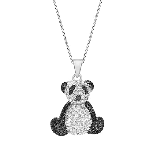 Cadena con colgante de plata Tuscany Silver 8.40.6094 para mujer de 46 cm con circonita