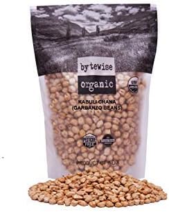 Bytewise Organic Garbanzo Beans / Kabuli Chana, 3.5 lbs