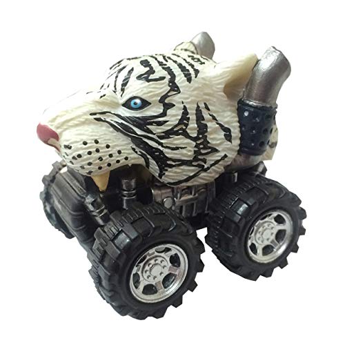 Wild Zoomies - Tigre Blanco de Deluxebase. Camiones Monstruo de Juguete impulsados