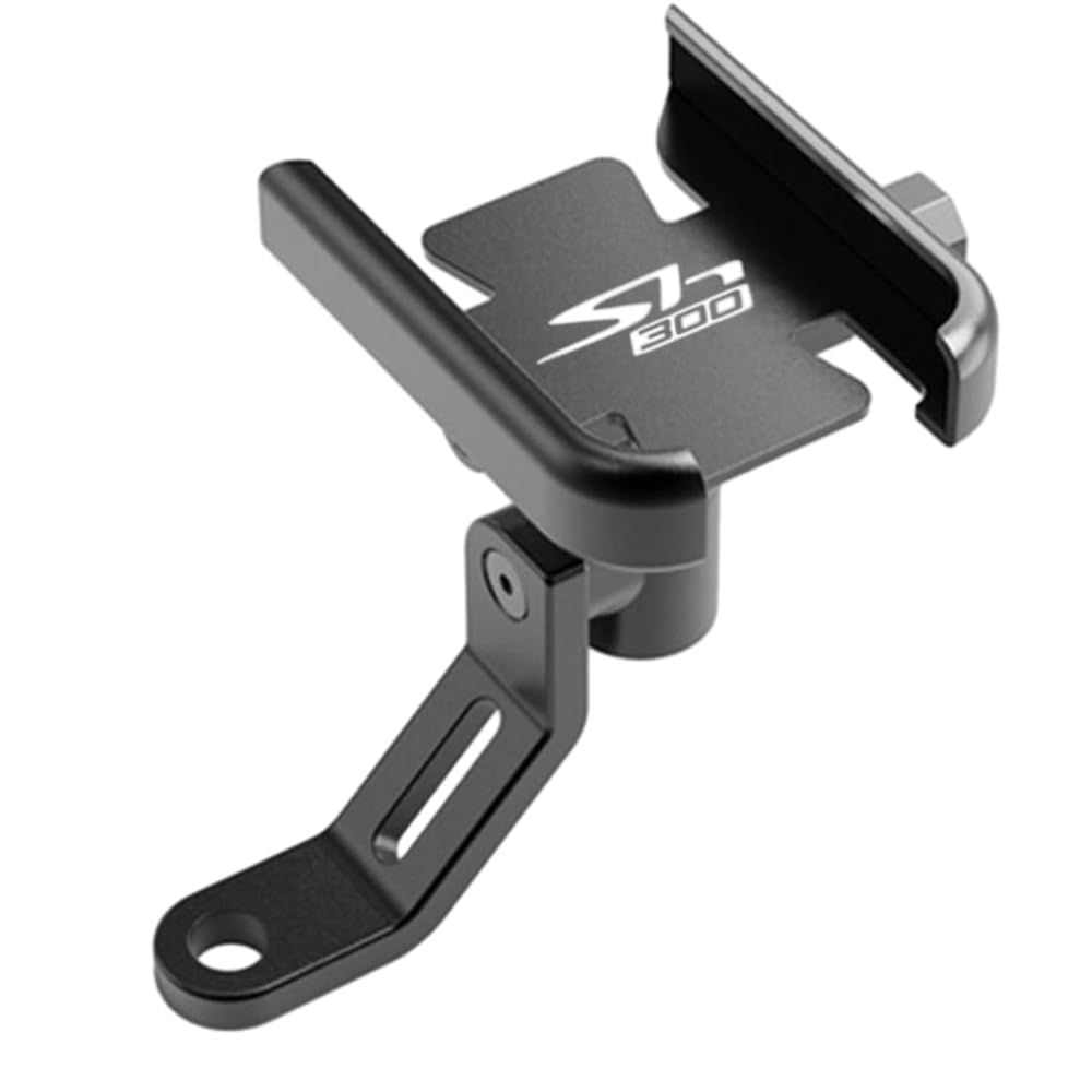 Supporto Moto Per Navigatore GPS E Telefono Per BENDA 300 – In Alluminio CNC, Regolabile 360°, Per Manubrio Da 20-30 Mm E Specchietto 8-10 Mm