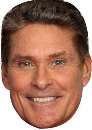 FoxyPrinting David Hasselhoff Celebrity Face Party Face Fancy Dress
