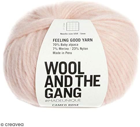 Wool and the Gang Feeling Good Yarn 14 Cameo Rose