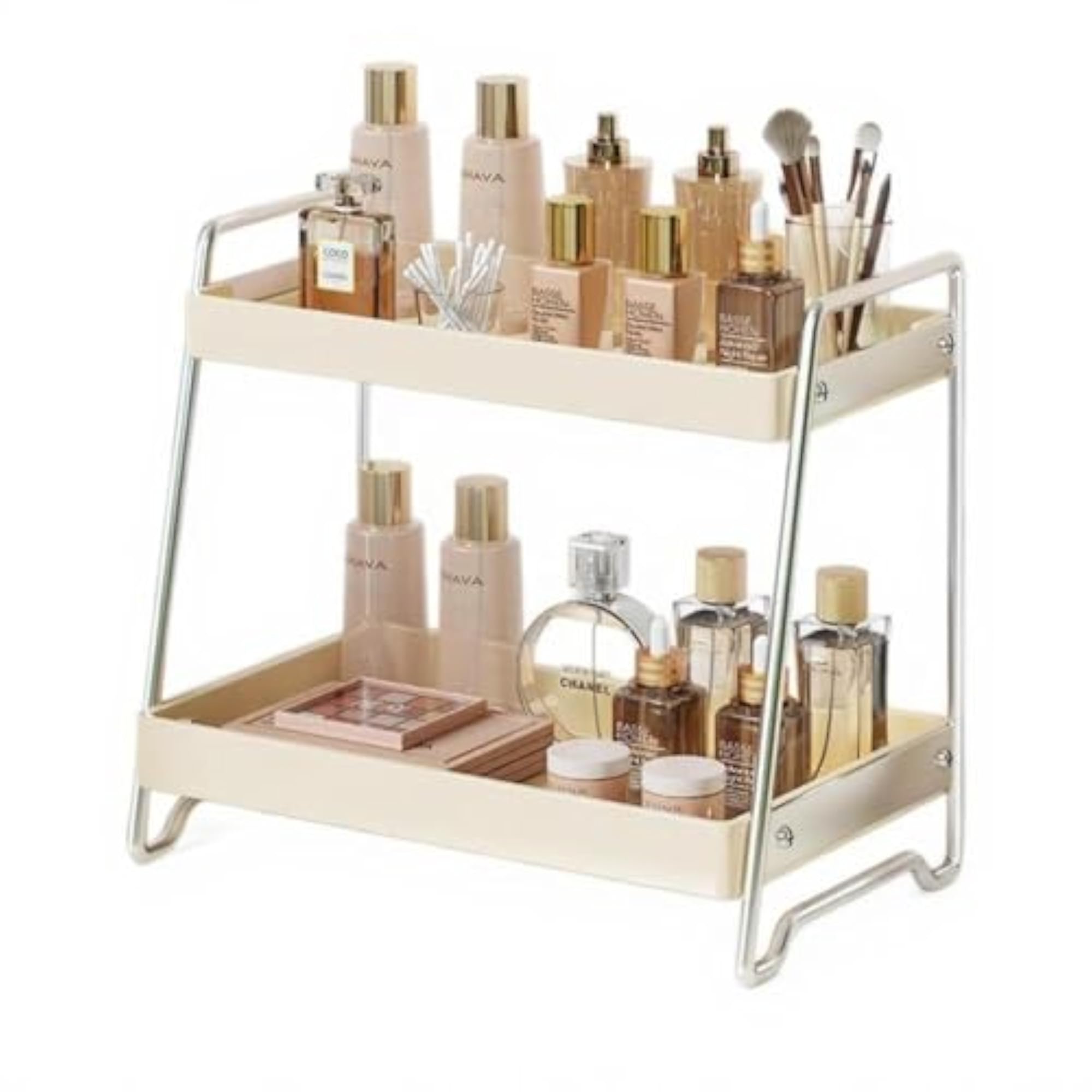 Bathroom Countertop Storage Box, Vanity Skincare Organizer