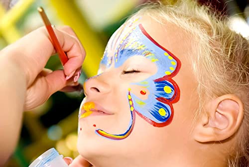 Face Paint Crayons For Kids, Face Body Painting Crayons Water Based 6 Colors Crayon Non-Toxic Makeup For Children Themed Parties Sleepovers Halloween Masquerades Carnivals #TOP5