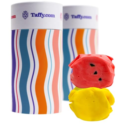 Taffy.com Salt Water Taffy Candy Duo Pack - Fresh Strawberry