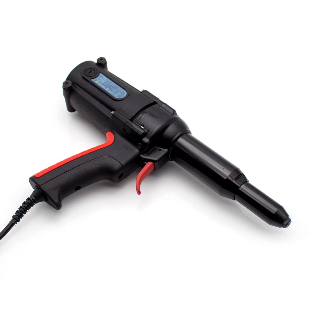 Toplionace Pistola Remachadora Eléctrica de Alta Resistencia de 220V, Herramienta de Remachado de Pistola de Clavos TAC700, Remachadora Ciega Eléctrica, 600W, 4,0-6,4MM, 16000N, Carrera de 25MM