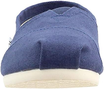 TOMS Women's Classic Alpargata Slip-On Shoe Navy Canvas 8 M | Image 4