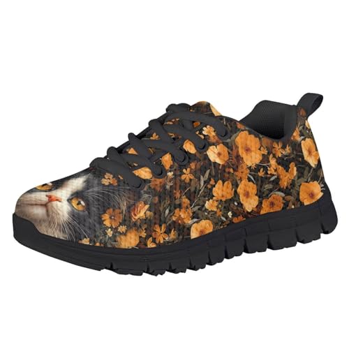 Yzaoxia Axolotl Shoes for Girls Athletic Running Shoes for Kids Sport Footwear Lace Up Mesh Trainers Size 11-Size 5