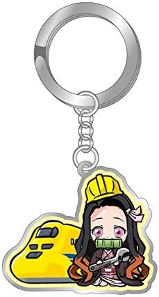 Amazon 鬼滅の刃 東海 西日本限定 メタルキーホルダー 923形ドクターイエロー 竈門禰豆子 Kmt アニメ 萌えグッズ 通販