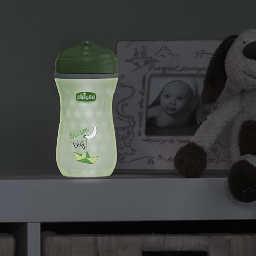 Chicco Insulated Glow-in-Dark Rim Spout Sippy Cup for Toddlers 12m+ 9oz - image 8