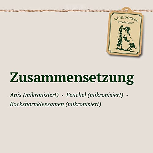 Mühldorfer Pferdefutter Mühldorfer Bronchopur Herbal - 1,8 kg - Fördert das Abhusten - Beruhigt Atemwege - Wohltuender Inhalier-Effekt