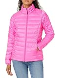Amazon Essentials Women's Lightweight Long-Sleeve Water-Resistant Packable Puffer Jacket (Available in Plus Size), Neon Pink, Medium