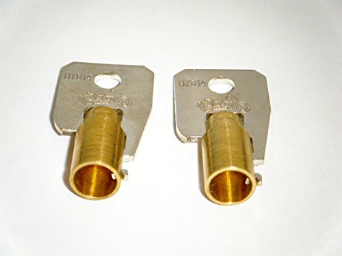 Two Keys For Harley Davidson - Buell - BMW Tubular Key Blanks All Harley Davidson Using Tubular Keys Including Fatboy, Road King FLHR, HERITAGE SOFTAIL - BUELL BMW Tubular Keys Codes HD0001 TO HD9999