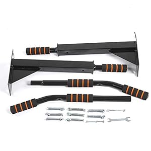 Pull Up Bar-Wall Mount Pull Up Bar Chin-up Body-bulding Oefening Fitness Gym Thuis met 6 Foam Handgrepen