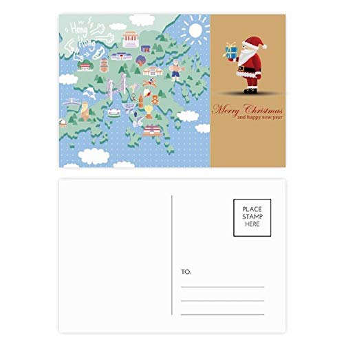 Cartes postales de Hong Kong lot de 20, un coffret de papeterie idéal pour offrir de Chine