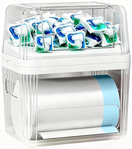2-in-1 Trash Bag Holder Laundry & Dishwasher Pods