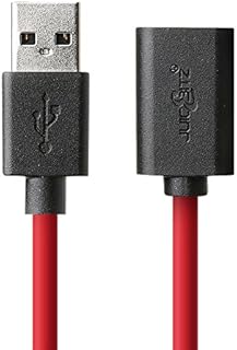 JuicEBitz® 5m 22AWG USB 2.0 Male to Female AM-AF High Speed Extension Data Charger Cable Lead (White)