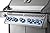 Napoleon Rogue PRO-S 625 Natural Gas Grill with Infrared Side and Rear Burners, Stainless Steel - 7 Burners