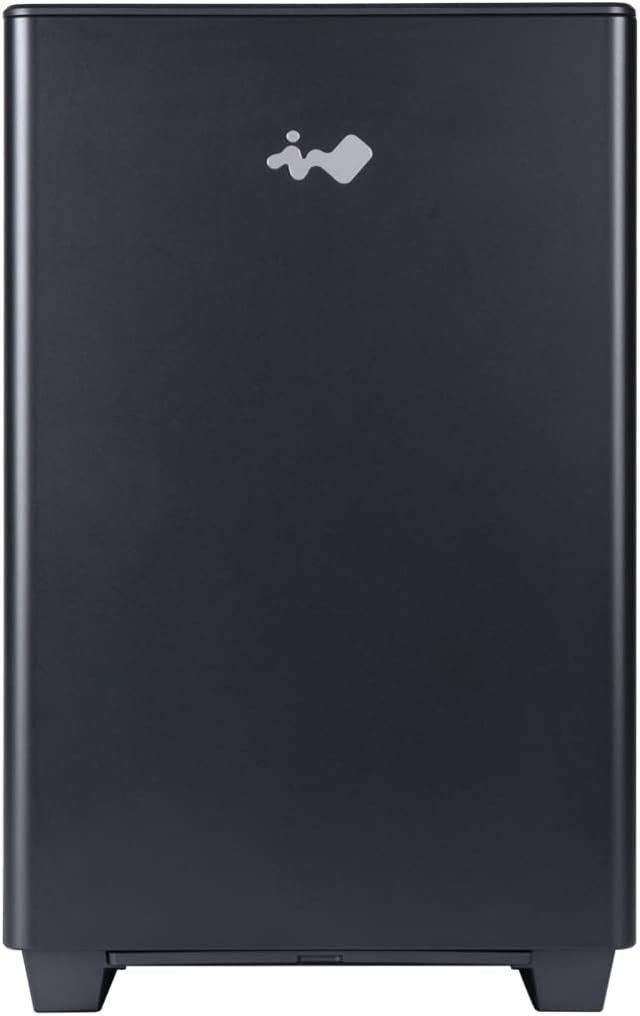 InWin A3 MicroATX IW-CS-A3BLK-1AM120S Gaming Chassis, Build-in ARGB Fan, Black