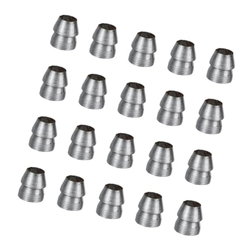 SUPVOX Cunei in Metallo Tondi Per Manico Di Martello 20 Pezzi, Accessori Per Installazione Martello, Cunei Di Ferro Resistenti, Superficie Liscia e Durevole Per Manutenzione Utensili