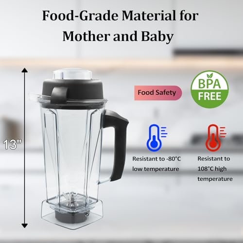 Recipiente reemplazo licuadora 64oz Oliyisen miniatura 5