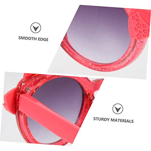 Amosfun 4 Pares De Óculos De Sol Com Arco De Tinta Infantil Para Crianças Óculos De Sol Para Festa Ó