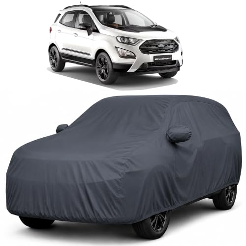 Image of Autofact Premium Car Cover for EcoSport | All Weather Waterproof Full Body Car Cover | Light-Weight Triple-Stitched Outdoor Shield with UV Protection, Dustproof & Heat-Resistant