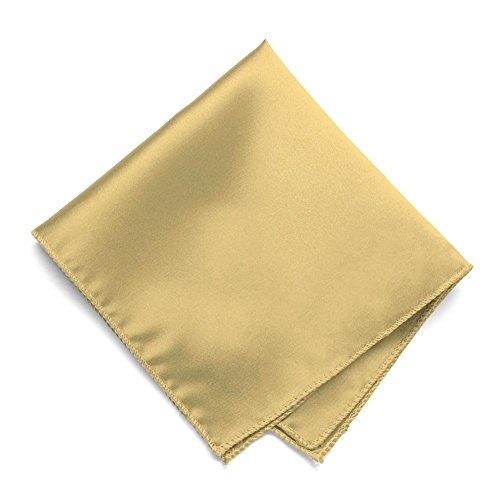 Image of tiemart Solid Color Pocket Squares for Men | For Suits, Perfect for Wedding Parties, 12 x 12 inch / 30 x 30 cm