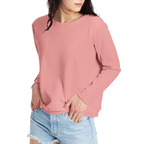 Hanes EcoSmart Women’s Fleece Crewneck Pullover Sweatshirt For Women