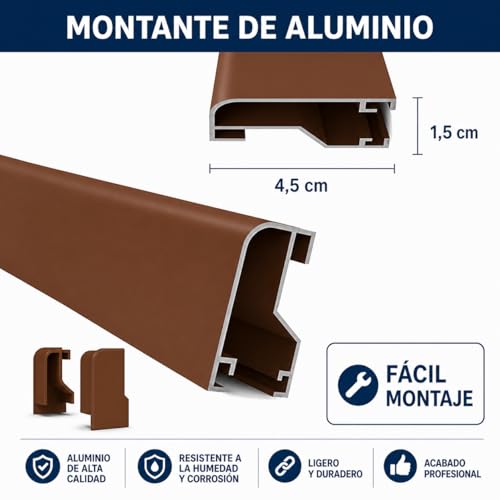 Cortina exterior puerta de cordon antimoscas con 72 tiras de plastico 8