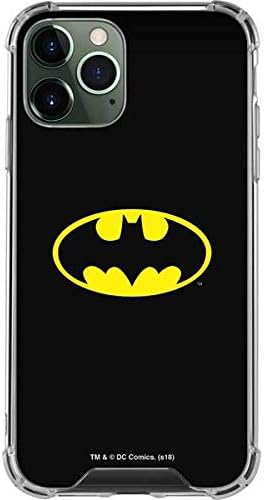 Skinit Clear Phone Case Compatible with iPhone 12 Pro - Officially Licensed DC Comics Batman Movie 1989 Logo Design