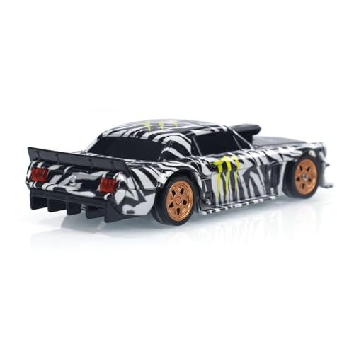 Image of FEXXA 1 /43 Scale RC Drift Race Car Gyro 4WD Ready to Go Mini Remote Control Car High Speed Model (1:43 RC Drift Dodge Charger SRT-Black)