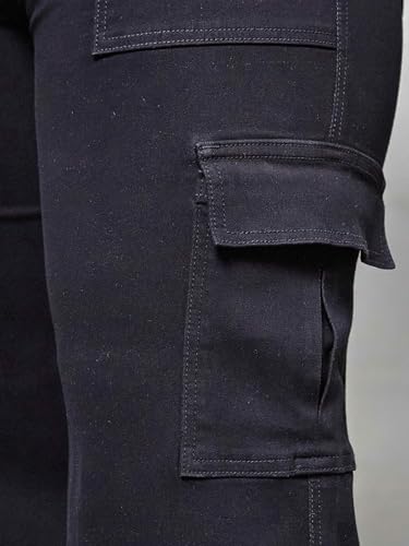 Image of Miss Chase A+ Women's High Rise Regular-Length Stretchable Denim Wide-Leg Shaping Jeans