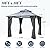 COVERONICS 10FT x 10FT Patio Polycarbonate Hardtop Gazebo with Steel Frame - Outdoor Translucent Double Roof Gazebo with Netting & Curtains for Lawn, Garden, Backyard, Poolside
