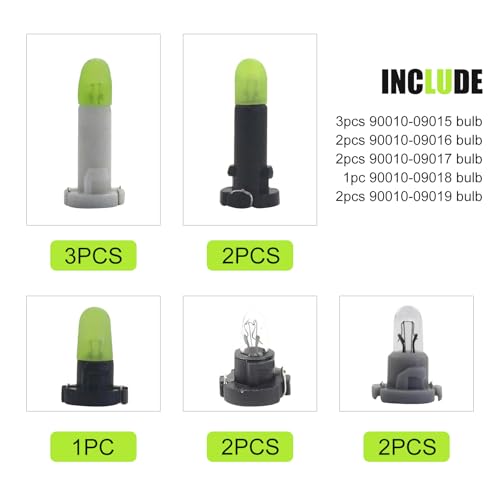 10 unidades de lámparas LED para tablero de auto miniatura 4