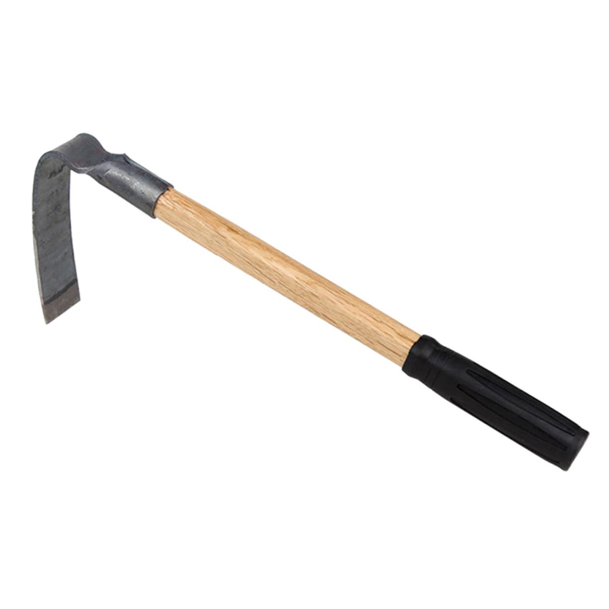 Mikikit Garden Hoe Metal Hoeing Hand Tool Small Hoe Wooden Handle Weeding Tool for Gardening Garden Hoeing Accessories Outdoor Farming