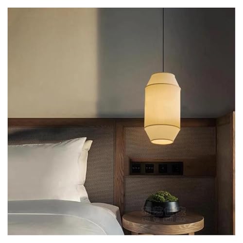 Suspension LED en tissu anti éblouissement luminaire salon de thé lumière chaude