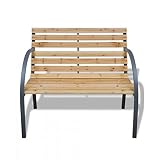 【Alta Calidad】Hechas de madera duradera, las láminas del asiento y el respaldo ofrecen un gran soporte y un confort óptimo.
