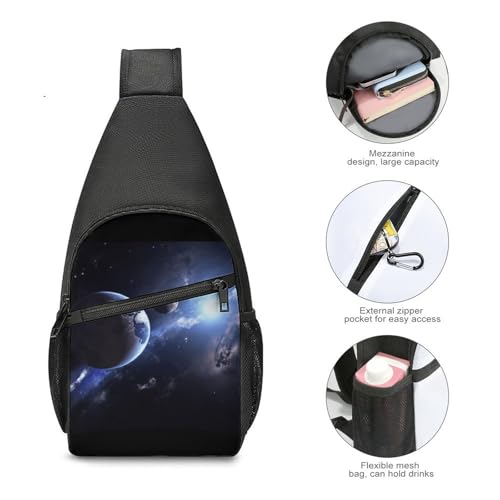 Mochila Sling para Viaje y Senderismo Ligera miniatura 5