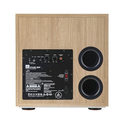Image of JBL Stage 2 200P 300 Watt 10 Inch Powered Subwoofer (Latte)