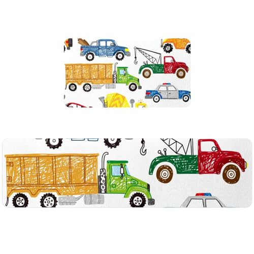 Alfombrillas de cocina absorbentes y antideslizantes para mantener tu hogar limpio, pack de 2 2