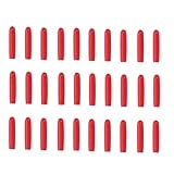 Abaodam Rote Silikon Pinzettenkappen zum Aufbewahren und Schutz der Pinzettenspitzen für Wimpernverlängerung 100 Stück Rutschfest und Schützend Beim Wimpernkleben
